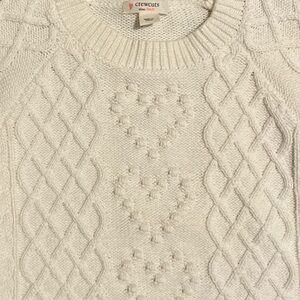 CREWCUTS Girls' heart cable-knit sweater